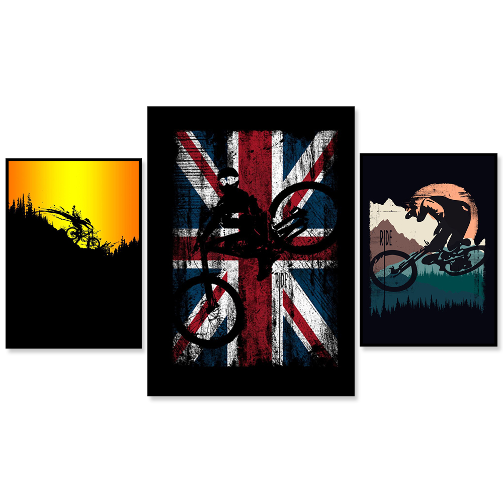 Mountain Bike Art Print ~ Gift - Mountain Biking York recension och pris