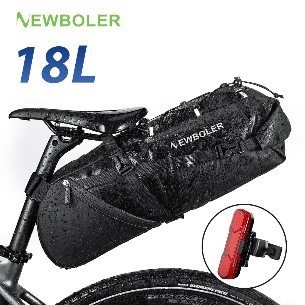 NEWBOLER 18L Bike Saddle Bag W - Mountain Biking Waist Pack recension och pris