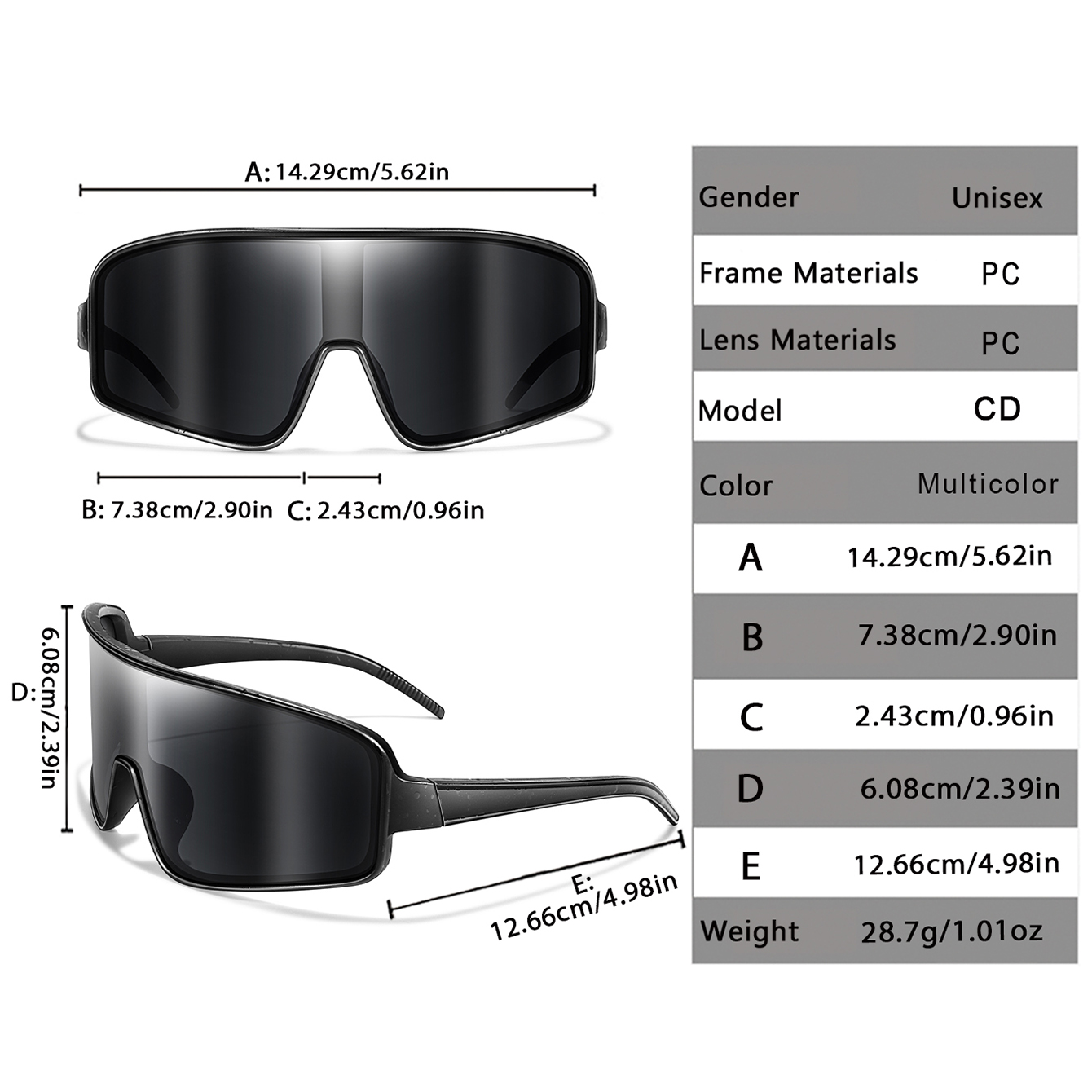 Outdoor Casual Sunglasses Larg - Mountain Biking Goggles recension och pris