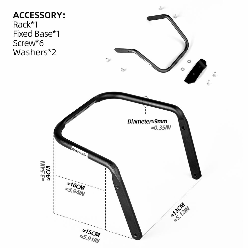 Rhinowalk Bike Saddlebag + Sta - Mountain Biking Waist Pack recension och pris
