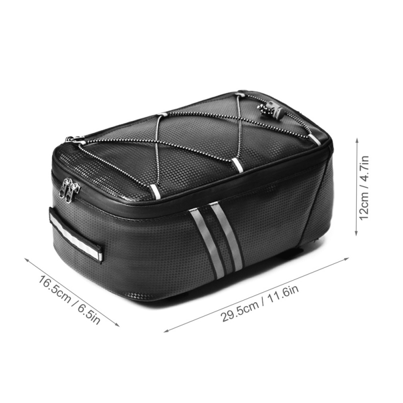 Bike Trunk Bag 7L Bicycle Rear - Mountain Biking Waist Pack recension och pris