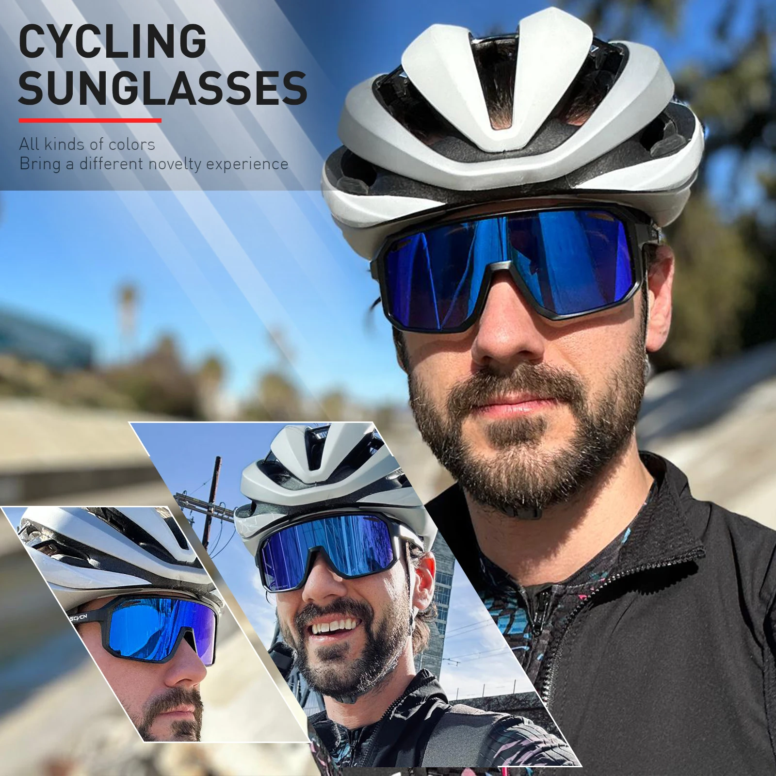 SCVCN New Cycling Sunglasses M - Mountain Biking Goggles recension och pris