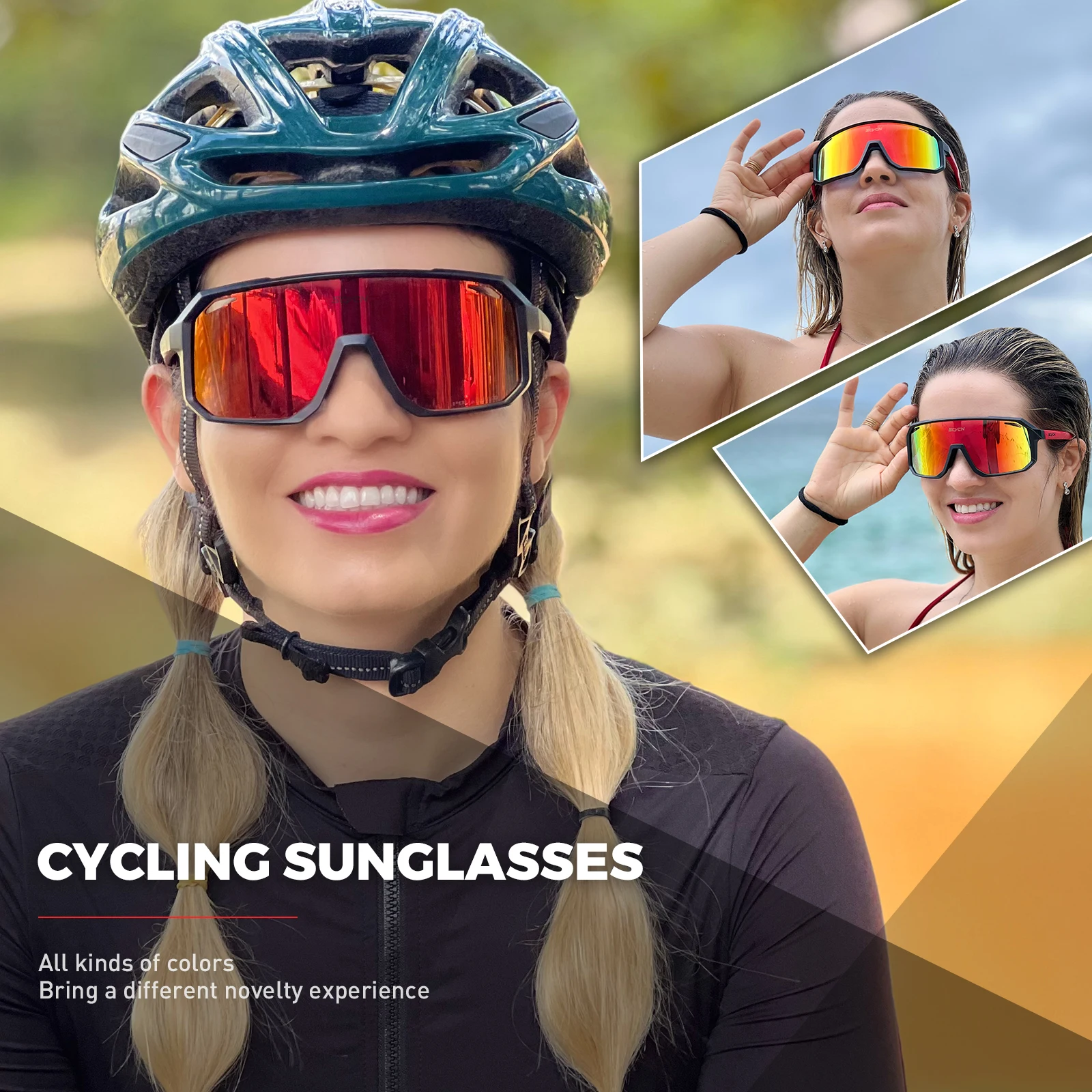 SCVCN New Cycling Sunglasses M - Mountain Biking Goggles recension och pris