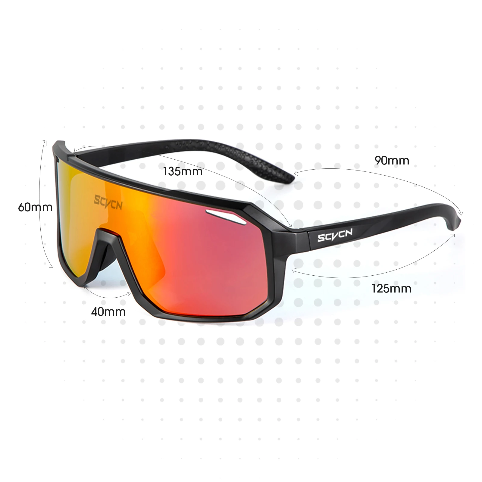 SCVCN New Cycling Sunglasses M - Mountain Biking Goggles recension och pris