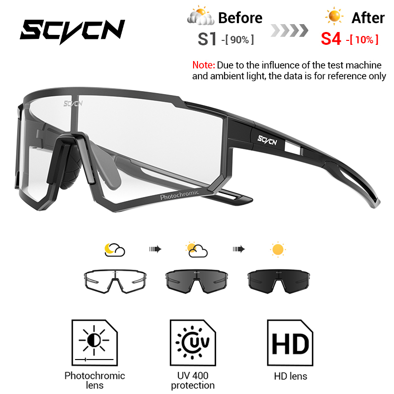 SCVCN New Outdoor Photochromic - Mountain Biking Goggles recension och pris