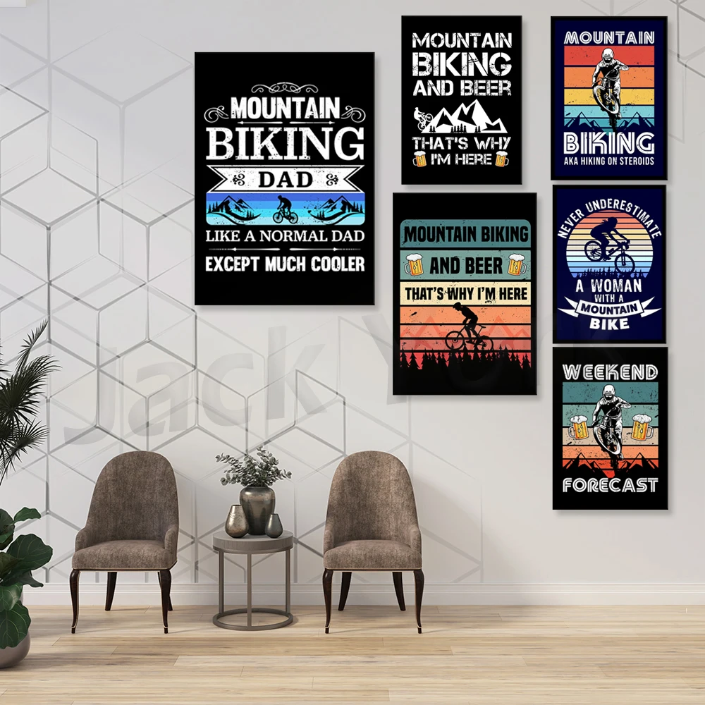 Go Mountain Bike Print Canvas  - Mountain Biking Extreme recension och pris