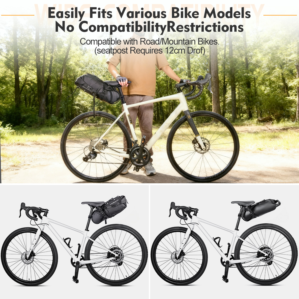 NEWBOLER Bicycle Saddle Bag Ho - Mountain Biking Waist Pack recension och pris