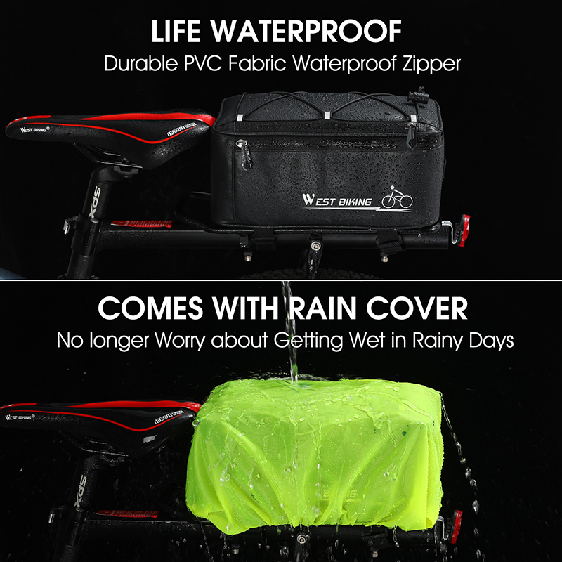 WEST BIKING Bicycle Rear Seat  - Mountain Biking Waist Pack recension och pris