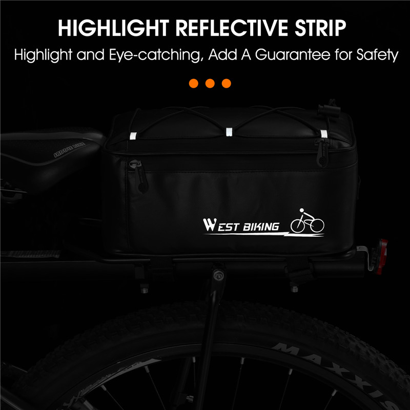 WEST BIKING Bicycle Rear Seat  - Mountain Biking Waist Pack recension och pris