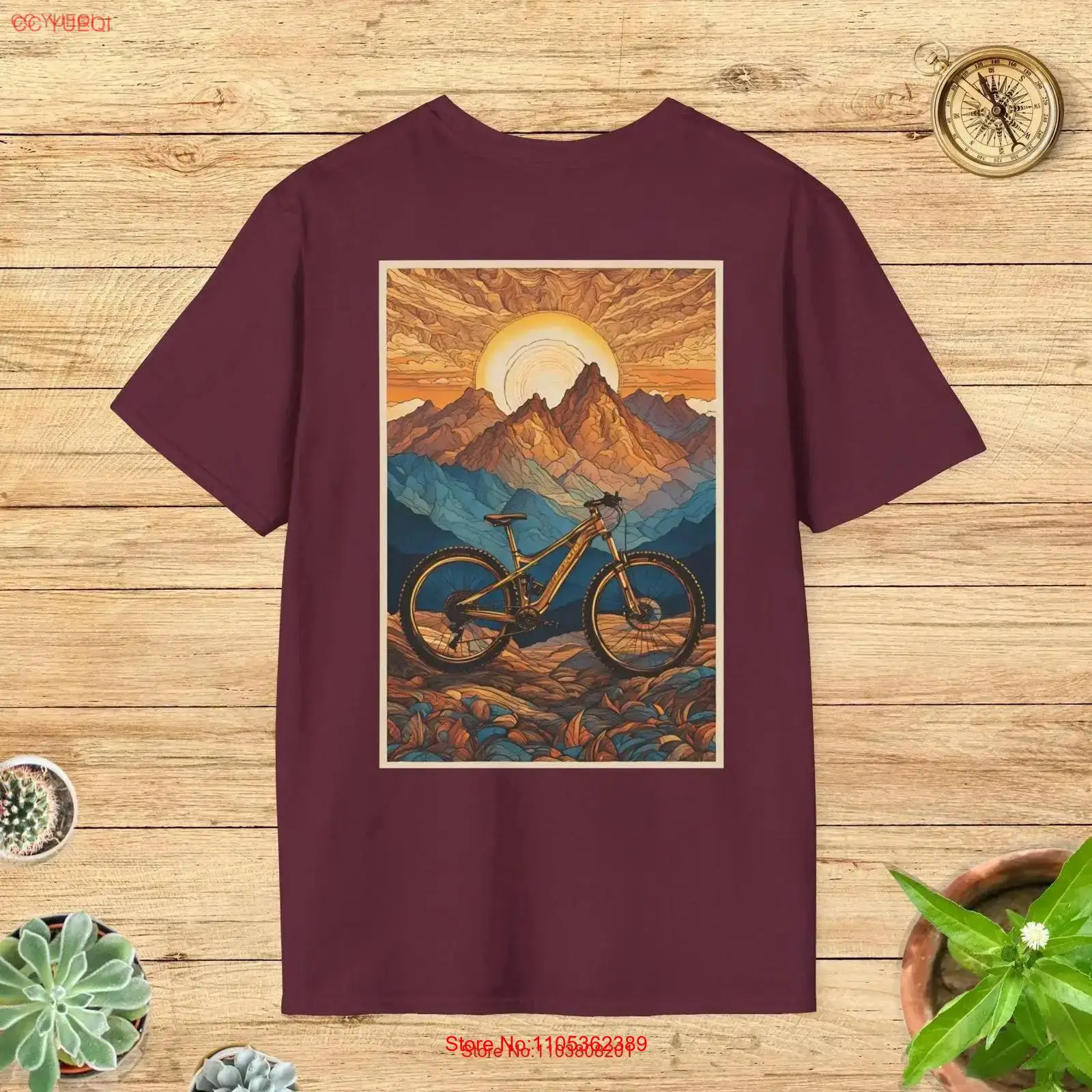 Scenic Mountain Bike Art T Shi - Mountain Biking Extreme recension och pris