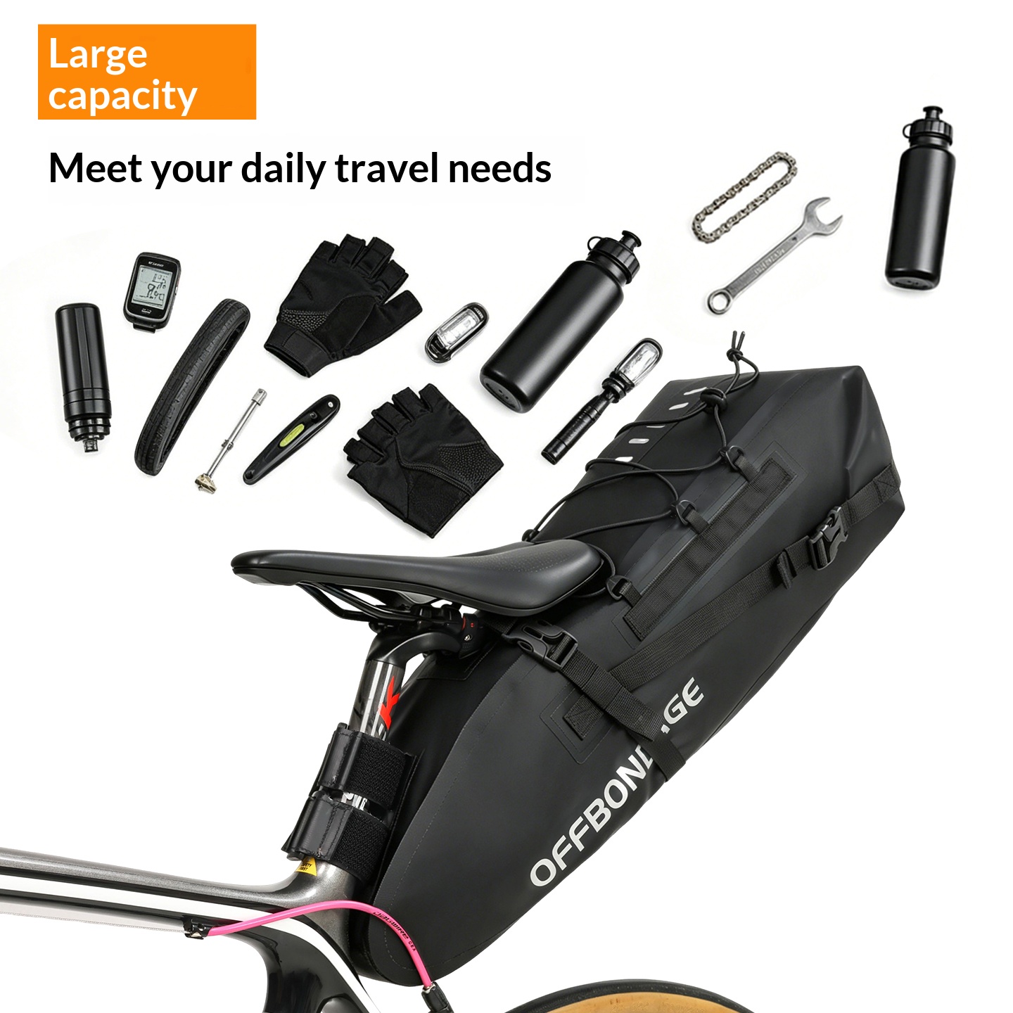 OFFBONDAGE Waterproof Bicycle  - Mountain Biking Waist Pack recension och pris